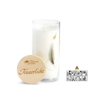 TRAUERLICHT #3 im Ritzenhoff Glas inkl. Karte