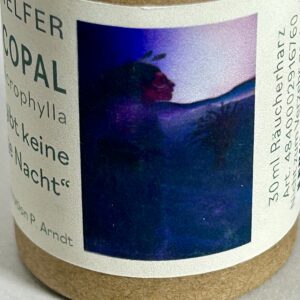 Schwarzer Copal  Pflanzenhelfer in 30ml Pappdose