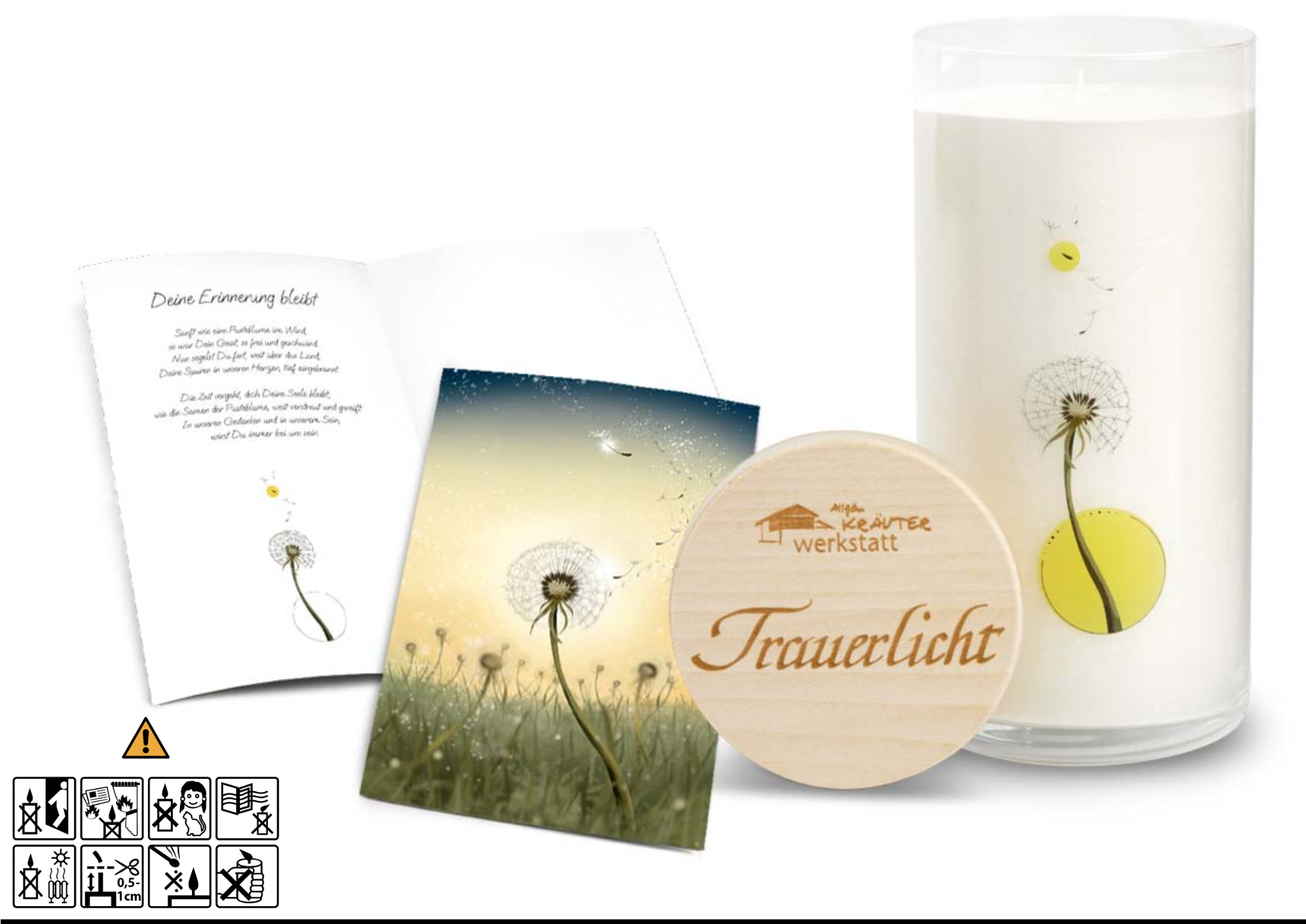 TRAUERLICHT Bundle # 1 +2 im Ritzenhoff Glas
