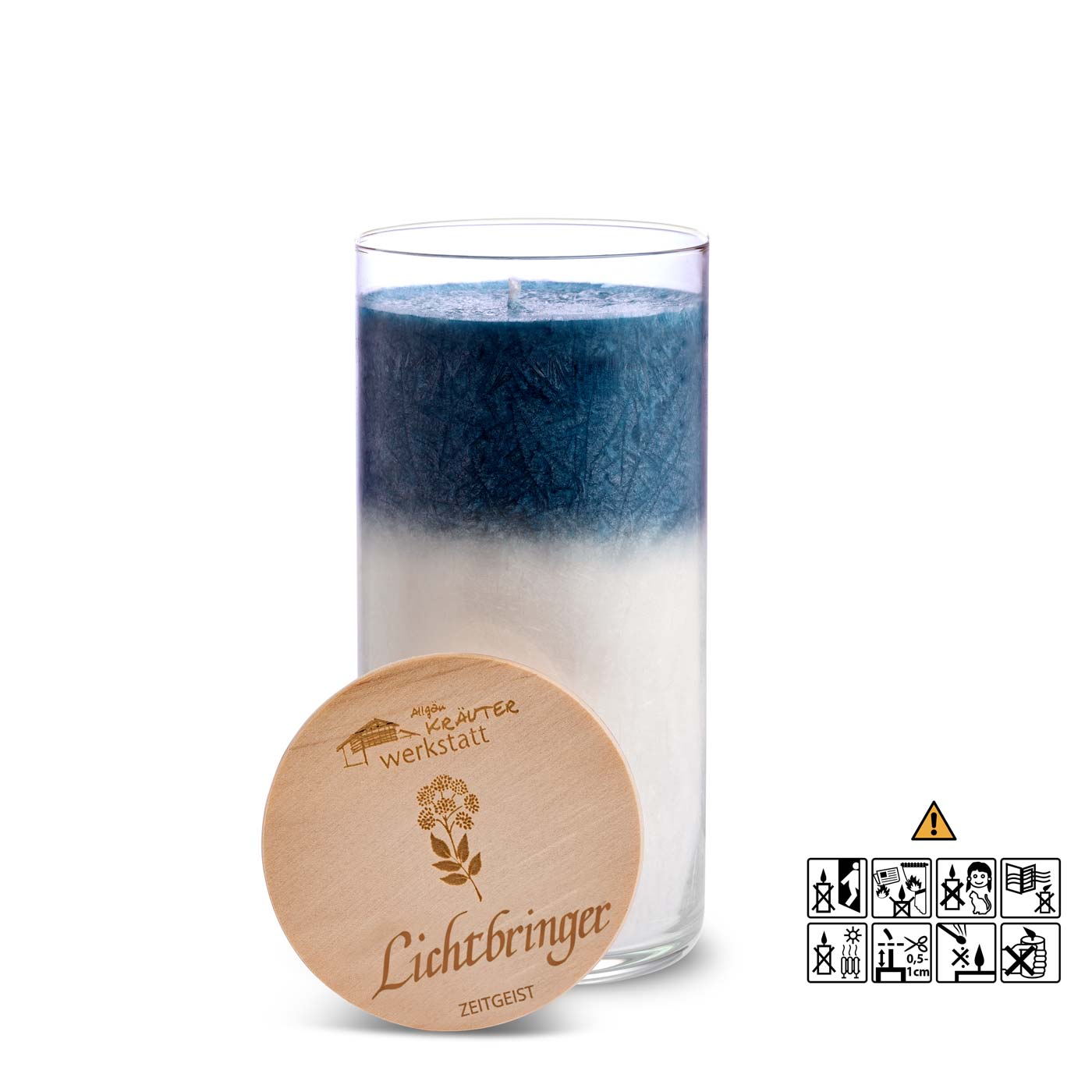 1. Ltd. Kerze LICHTBRINGER im Ritzenhoff Glas